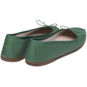 Nicole in Nappa Verde-Ballerina-Spelta Milano