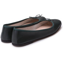Load image into Gallery viewer, Nicole in Nappa Verde Scuro-Ballerina-Spelta Milano

