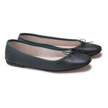 Load image into Gallery viewer, Nicole in Nappa Verde Scuro-Ballerina-Spelta Milano
