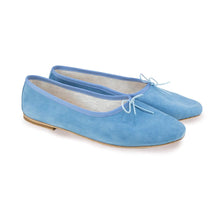 Load image into Gallery viewer, OLGA in Camoscio Azzurro-Ballerina-Spelta Milano
