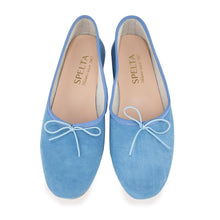 Load image into Gallery viewer, OLGA in Camoscio Azzurro-Ballerina-Spelta Milano
