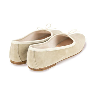 OLGA in Camoscio Beige-Ballerina-Spelta Milano