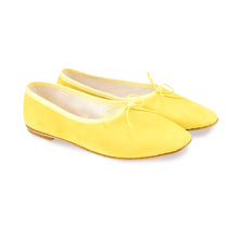 Carica l&#39;immagine nel visualizzatore di Gallery, OLGA in Camoscio Giallo-Ballerina-Spelta Milano
