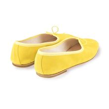 Carica l&#39;immagine nel visualizzatore di Gallery, OLGA in Camoscio Giallo-Ballerina-Spelta Milano

