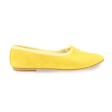Carica l&#39;immagine nel visualizzatore di Gallery, OLGA in Camoscio Giallo-Ballerina-Spelta Milano
