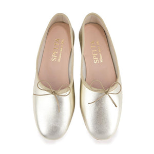 OLGA in Laminato Platino-Ballerina-Spelta Milano