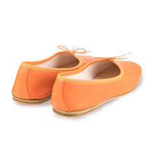 Carica l&#39;immagine nel visualizzatore di Gallery, OLGA in Nappa Arancio-Ballerina-Spelta Milano
