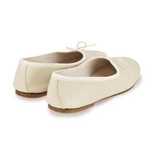 OLGA in Nappa Avorio-Ballerina-Spelta Milano