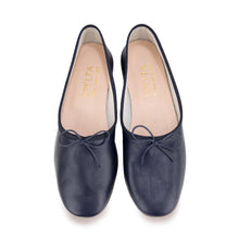 Carica l&#39;immagine nel visualizzatore di Gallery, OLGA in Nappa Blu-Ballerina-Spelta Milano
