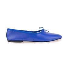 Carica l&#39;immagine nel visualizzatore di Gallery, OLGA in Nappa Bluette-Ballerina-Spelta Milano
