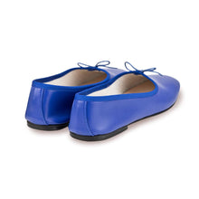Carica l&#39;immagine nel visualizzatore di Gallery, OLGA in Nappa Bluette-Ballerina-Spelta Milano
