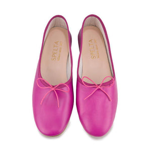 OLGA in Nappa Fucsia-Ballerina-Spelta Milano