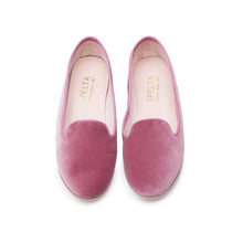 Load image into Gallery viewer, ORTENSIA in Velluto Rosa Antico-Slip-on-Spelta Milano
