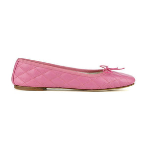 SOFIA TRAPUNTA in Nappa Rosa Flambè-Ballerina-Spelta Milano
